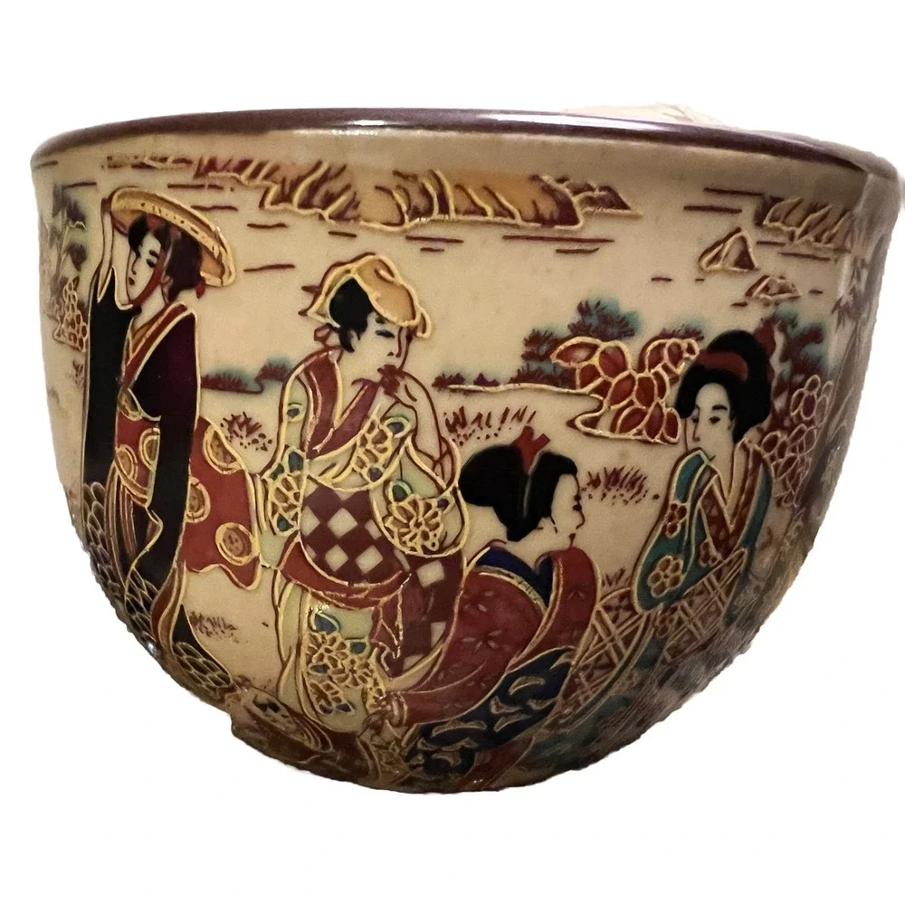 Chinese Famille Rose Porcelain Rice -‎ Tea Bowl with Lid